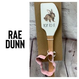 Rae Dunn HOP TO IT Spatula & Cookie Cutter…